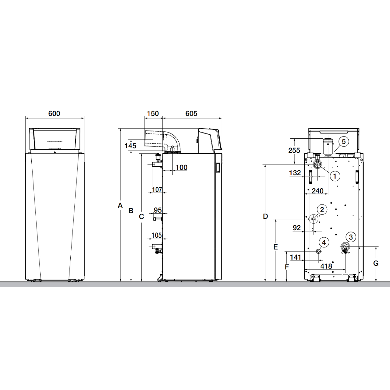 Remeha-Gas-120-Ace-Dimensions
