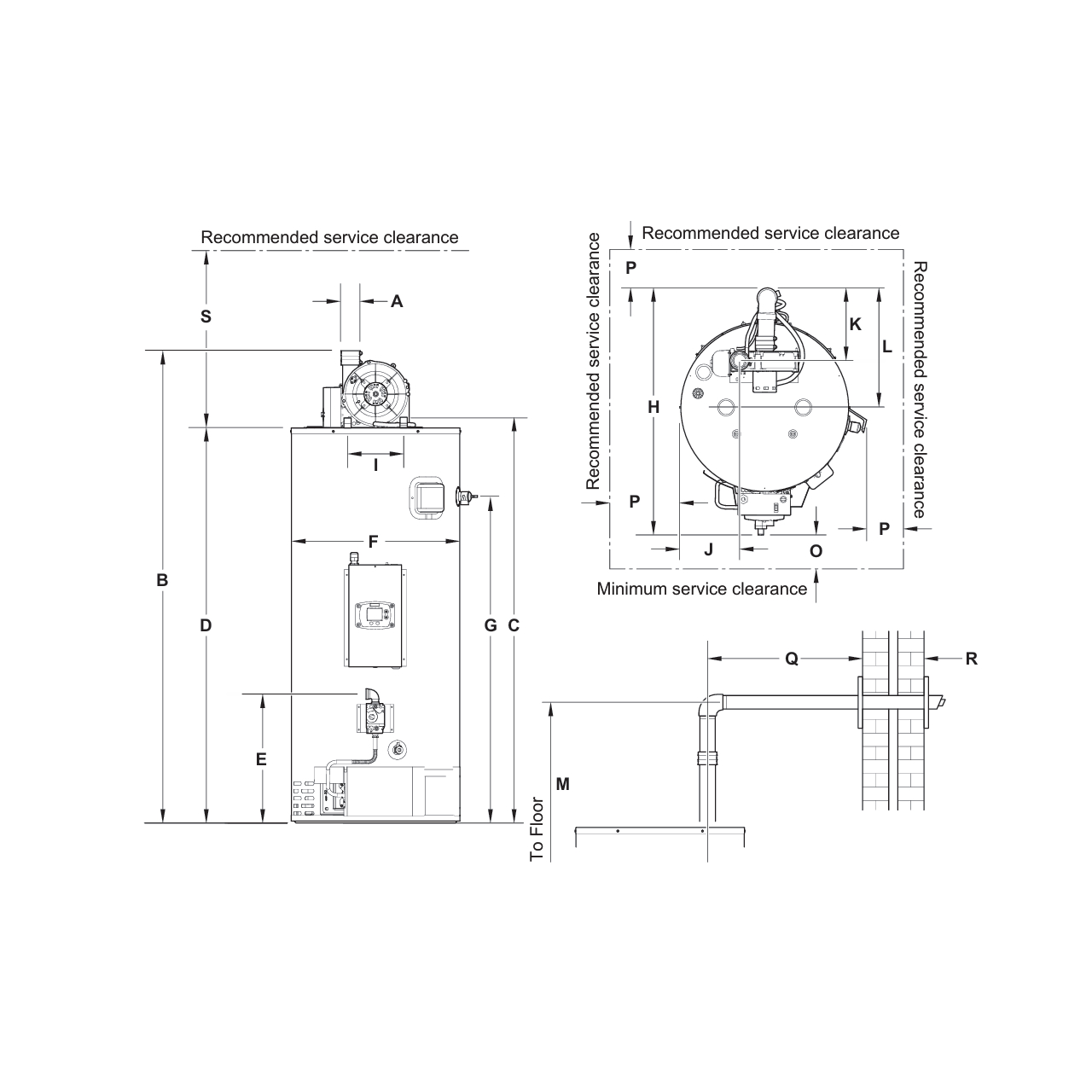 Andrews Water Heater ECOflo COMPACT dimensions