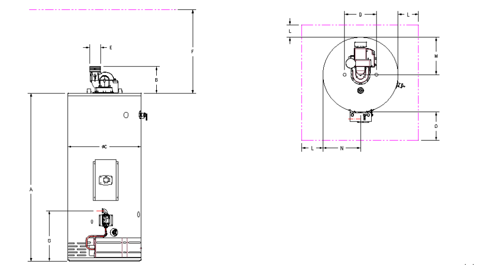 classicflo-fan-flued-dimensions
