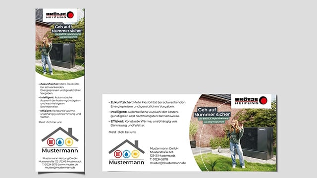 Beispiel einer Anzeige aus dem BRÖTJE Marketingkatalog