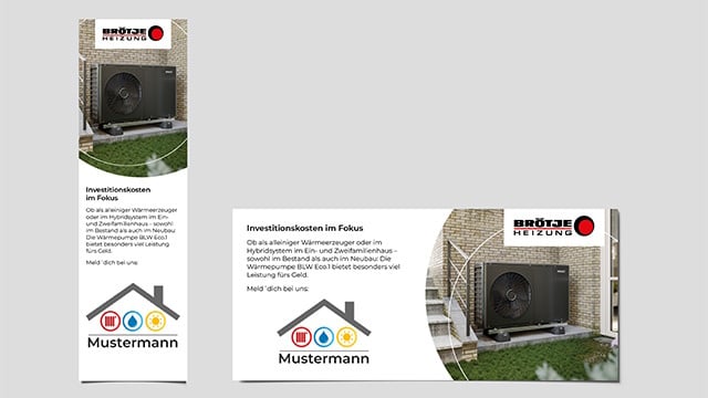 Beispiel einer Anzeige aus dem BRÖTJE Marketingkatalog