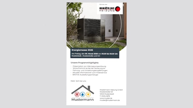 Beispiel einer Anzeige aus dem BRÖTJE Marketingkatalog