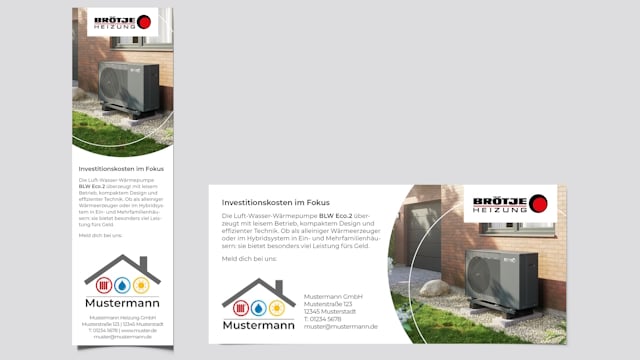 Beispiel einer Anzeige aus dem BRÖTJE Marketingkatalog