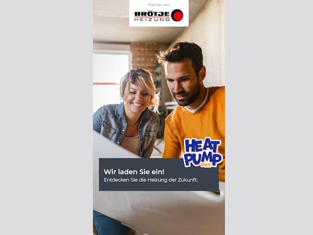 Vorlage für einen Post zum Heat Pump Day auf WhatsApp