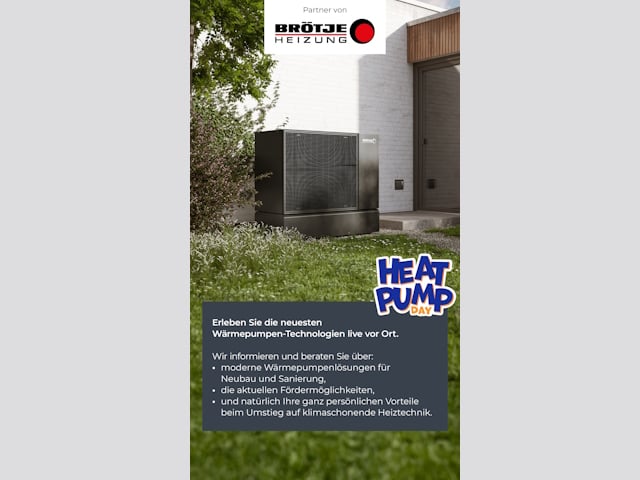 Vorlage für einen Post zum Heat Pump Day auf WhatsApp