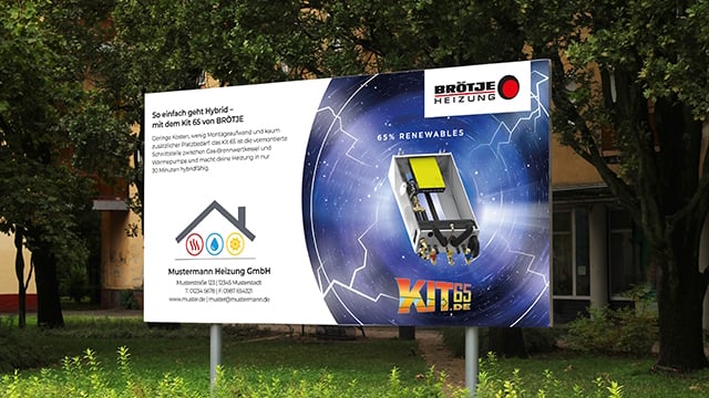Marketingunterlagen: Plakate und Banner
