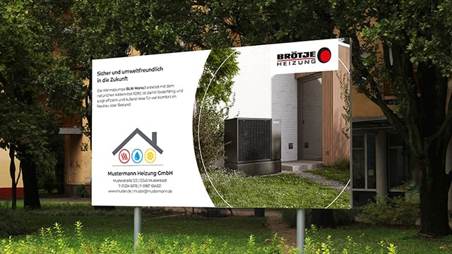 Marketingunterlagen: Plakate und Banner
