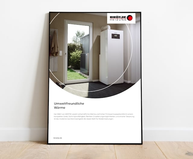 Beispiel eines Posters aus dem BRÖTJE Marketingkatalog