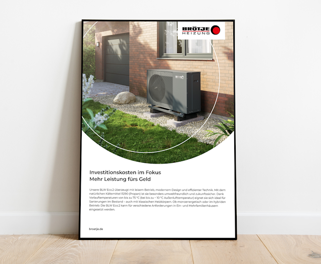 Beispiel eines Posters aus dem BRÖTJE Marketingkatalog