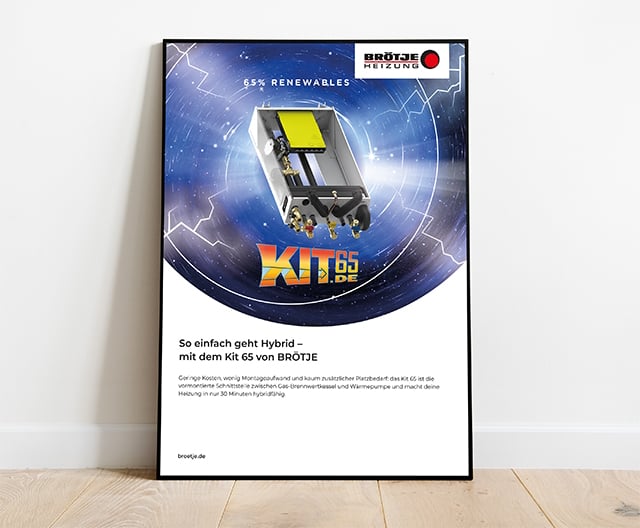 Beispiel eines Posters aus dem BRÖTJE Marketingkatalog