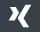 Logo von Xing in schwarz-weiß 