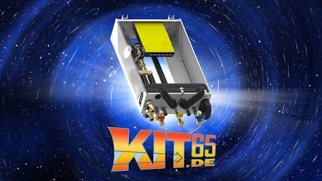 Kit 65 ist die Schnittstelle zwischen einem Gas-Brennwertkessel und einer Wärmepumpe