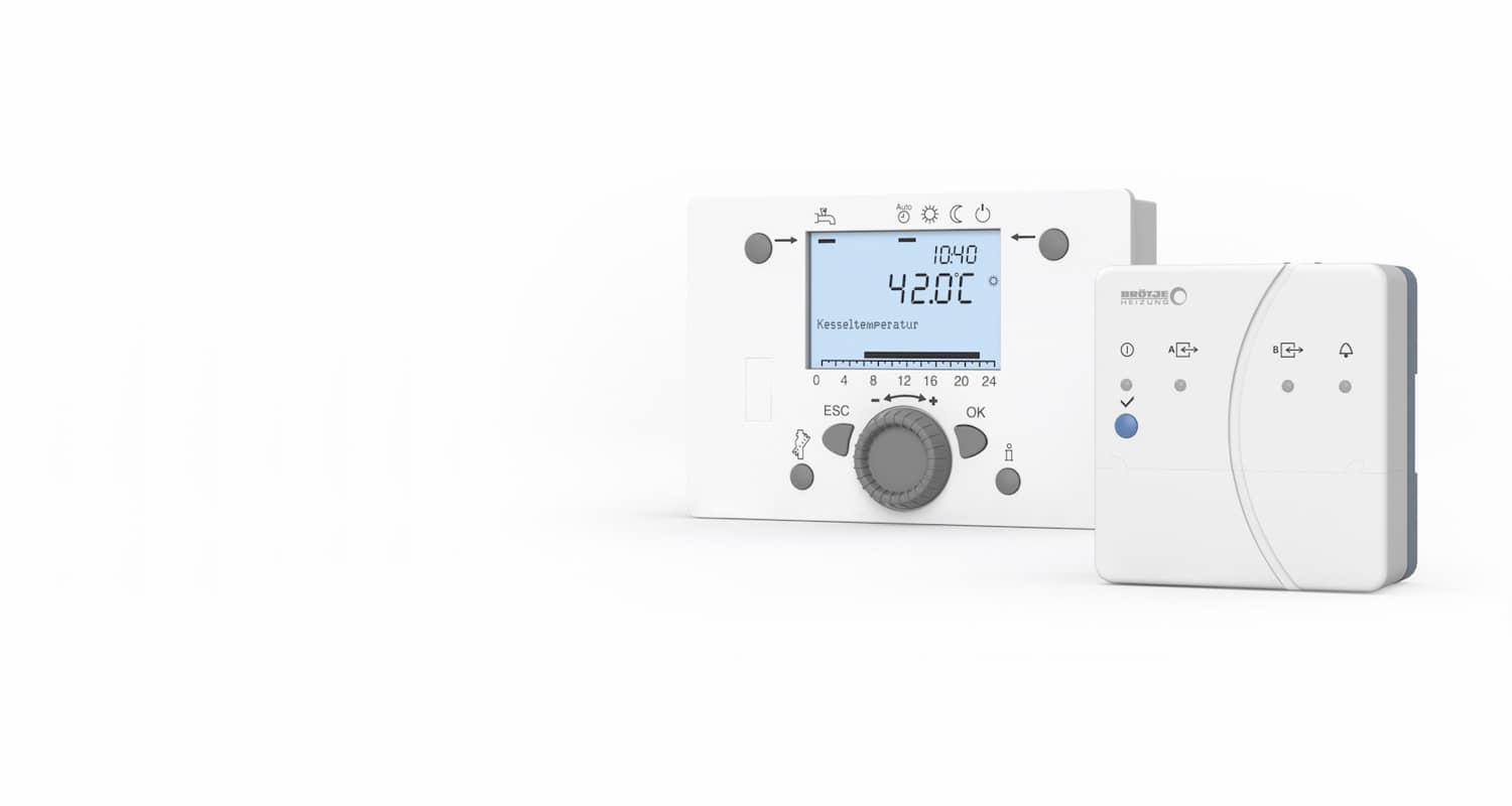 Produktbild des Solarreglers HSM/HSM-H mit weißem Hintergrund