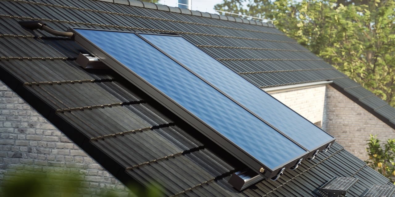 Solarmodul von BRÖTJE auf einem Dach