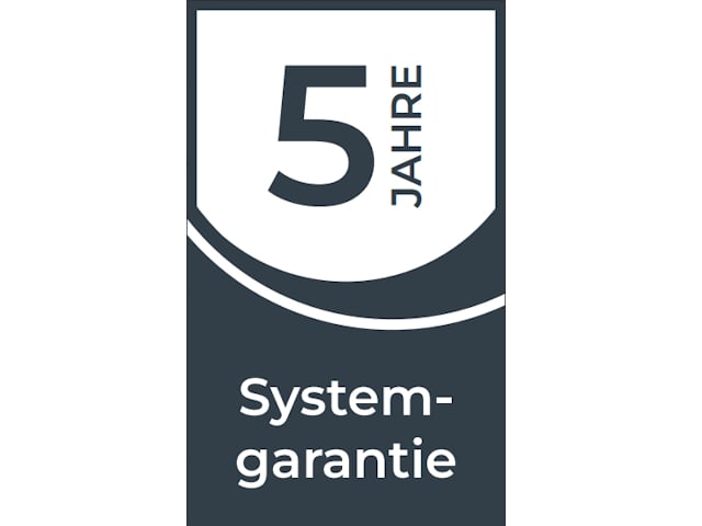 Logo 5 Jahre Systemgarantie von BRÖTJE