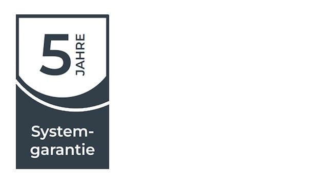 Logo 5 Jahre Systemgarantie von BRÖTJE