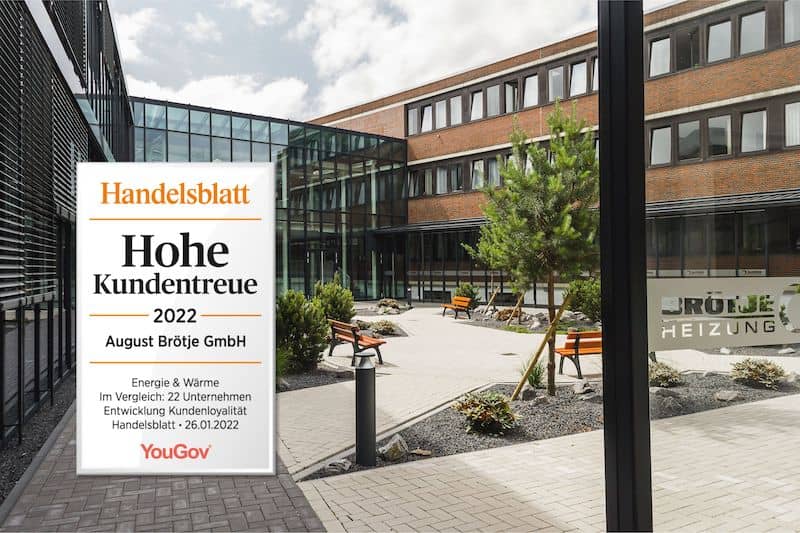 BRÖTJE erneut Heizsystem für das 'Handelsblatt'