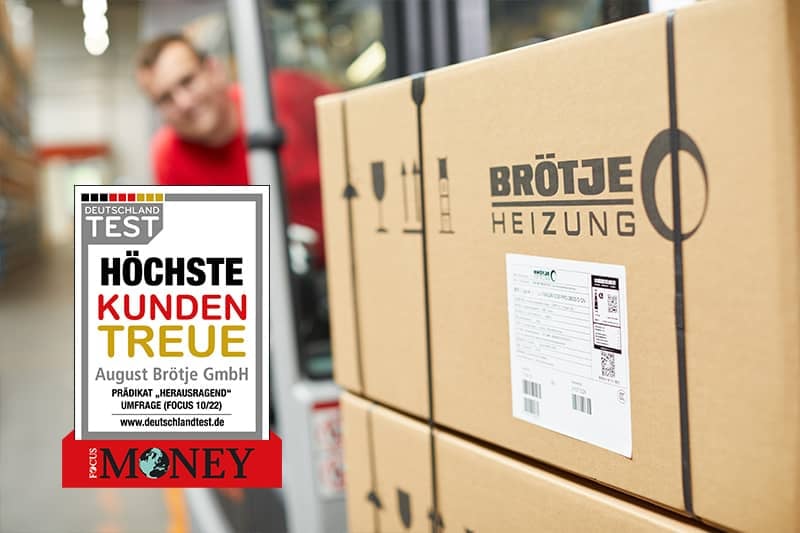 BRÖTJE wurde von FOCUS MONEY für herausragende Kundentreue ausgezeichnet