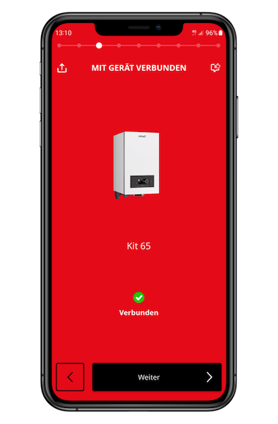 Die Inbetriebnahme erfolgt Schritt für Schritt über die BRÖTJE Start App.
