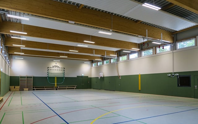 Innenaufnahme der neuen Halle des VfL Oldenburg