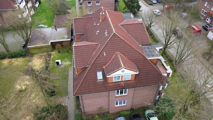 Mehrfamilienhaus - Blick von oben