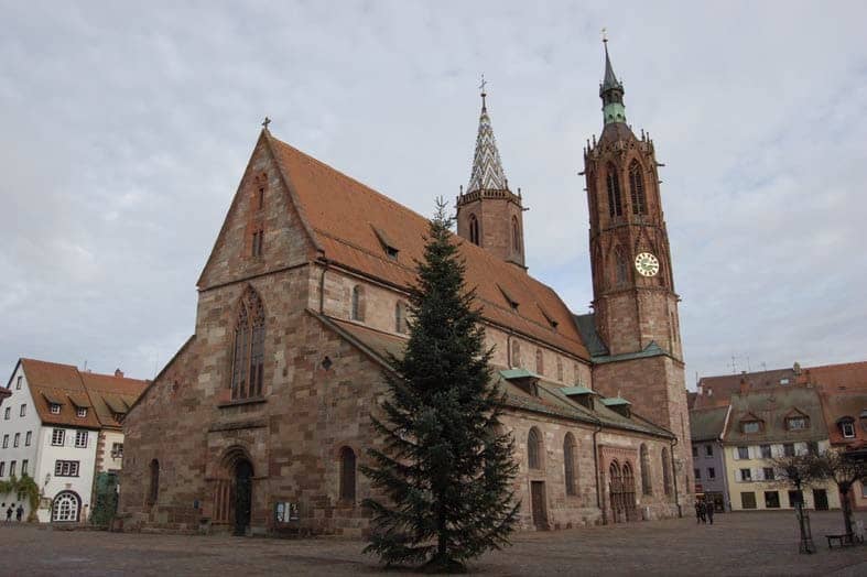 Außenansicht des Münsters in Villingen