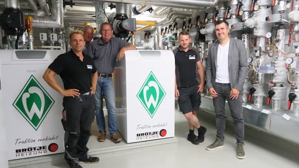 BRÖTJE Referenz: Werder Bremen setzt auf modernste Brennwerttechnik