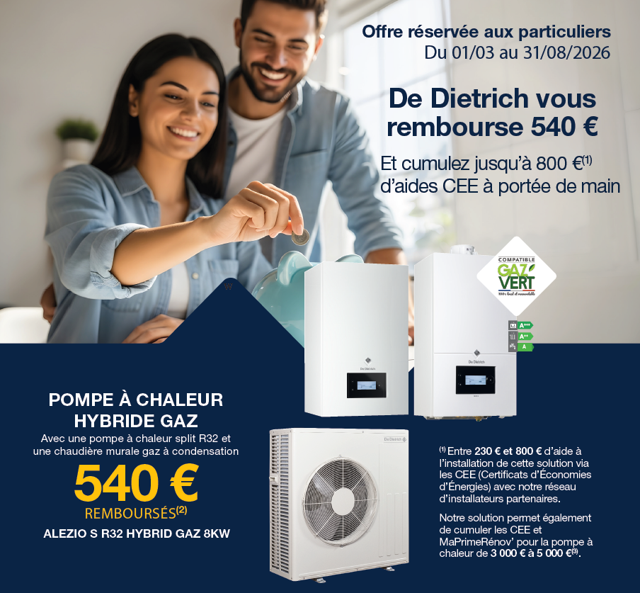 IMG offre remboursement De Dietrich 2026