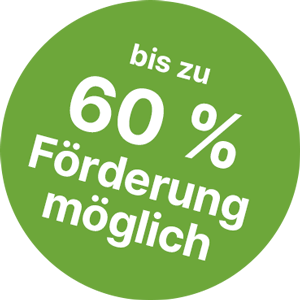 Förderbutton bis zu 60 %
