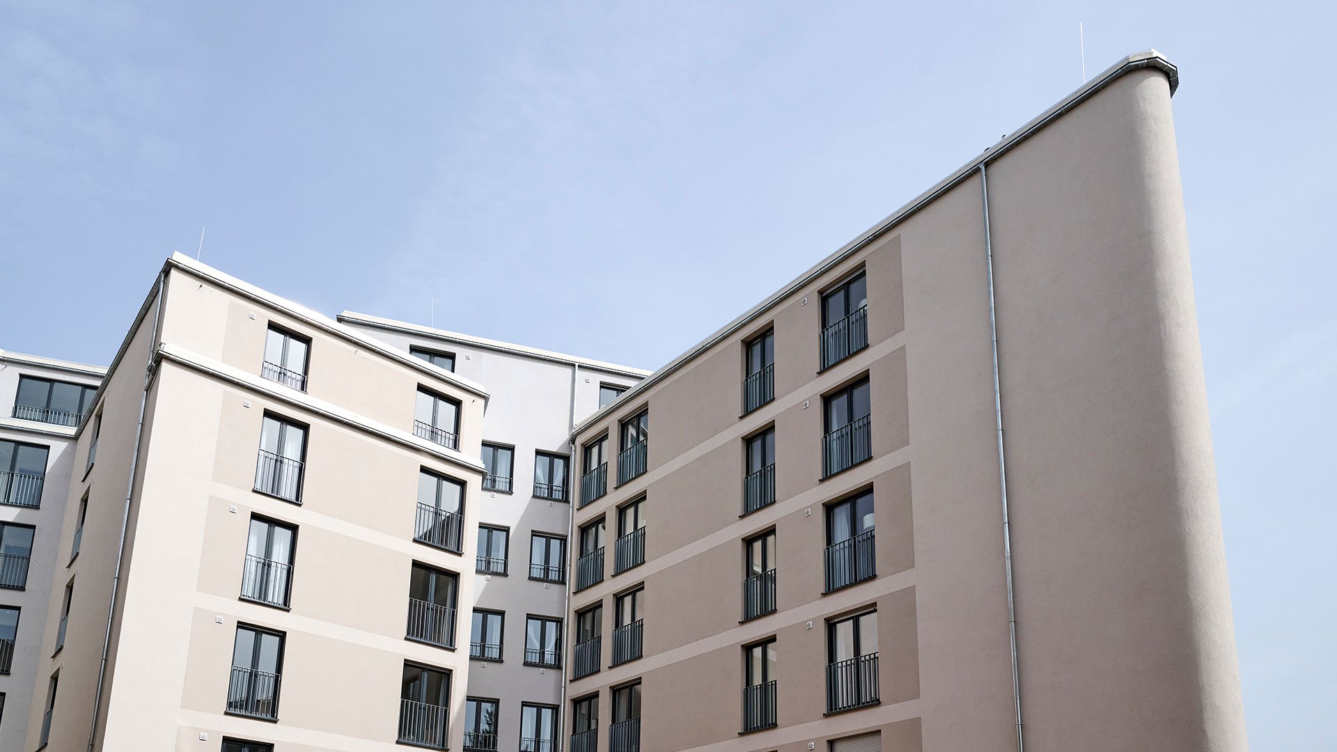 Außenansicht Apartmentanlage Boardinghaus in Stuttgart - Referenz Remeha