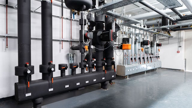 Heizzentrale d&b Audio Bild 1