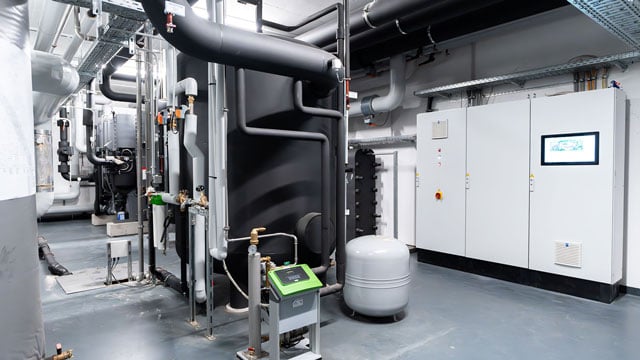 Heizzentrale d&b Audio Bild 2