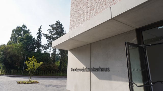Eingang Bundeswehrkrankenhaus Westerstede