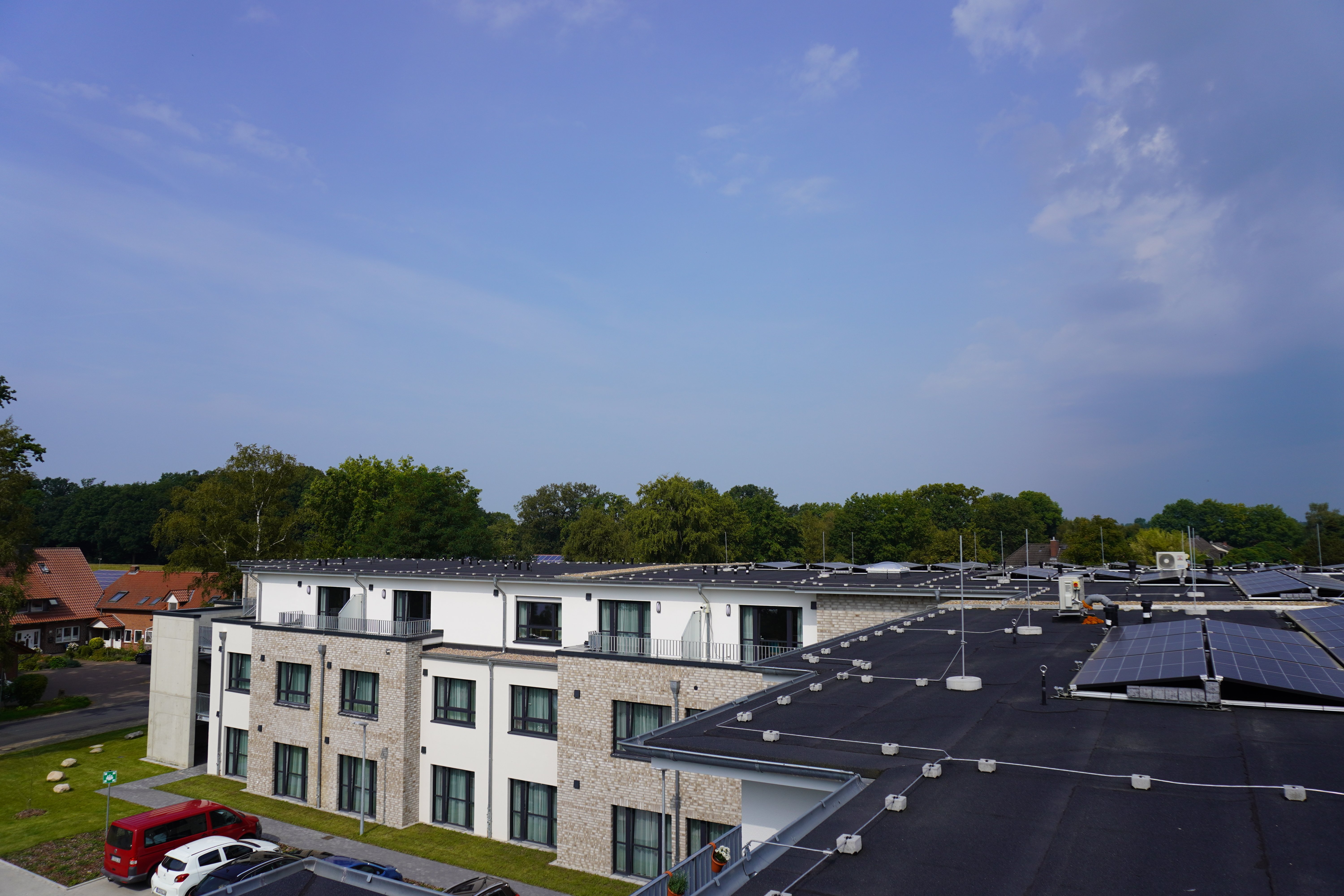 Außenansicht Heidtmanns Hof vom Dach