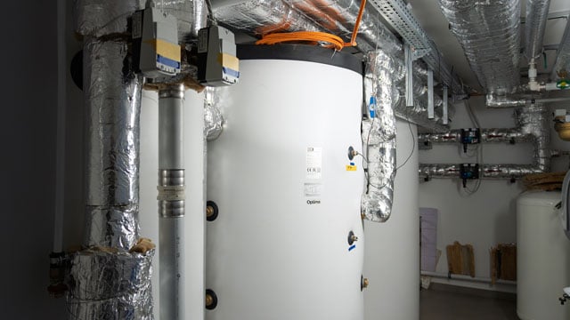 Speicher im Heizungsraum