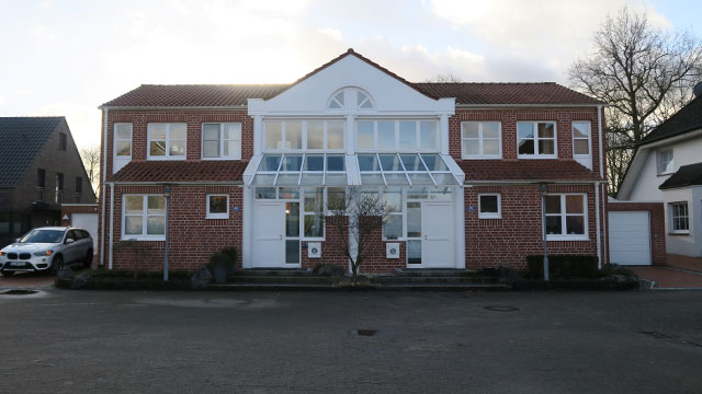 Doppelhaus in Emsdetten Aussenansicht - Remeha Brennstoffzellenheizung