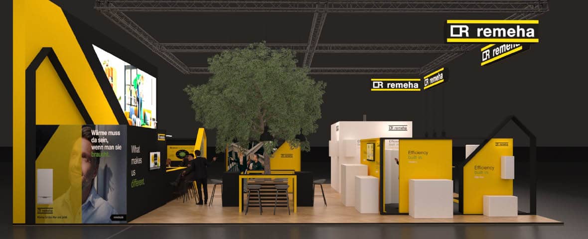 Remeha Messestand auf der IFH in Nürnberg