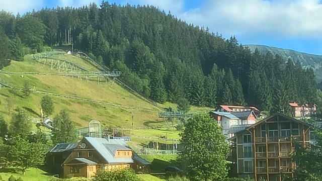 Ausblick auf Berge