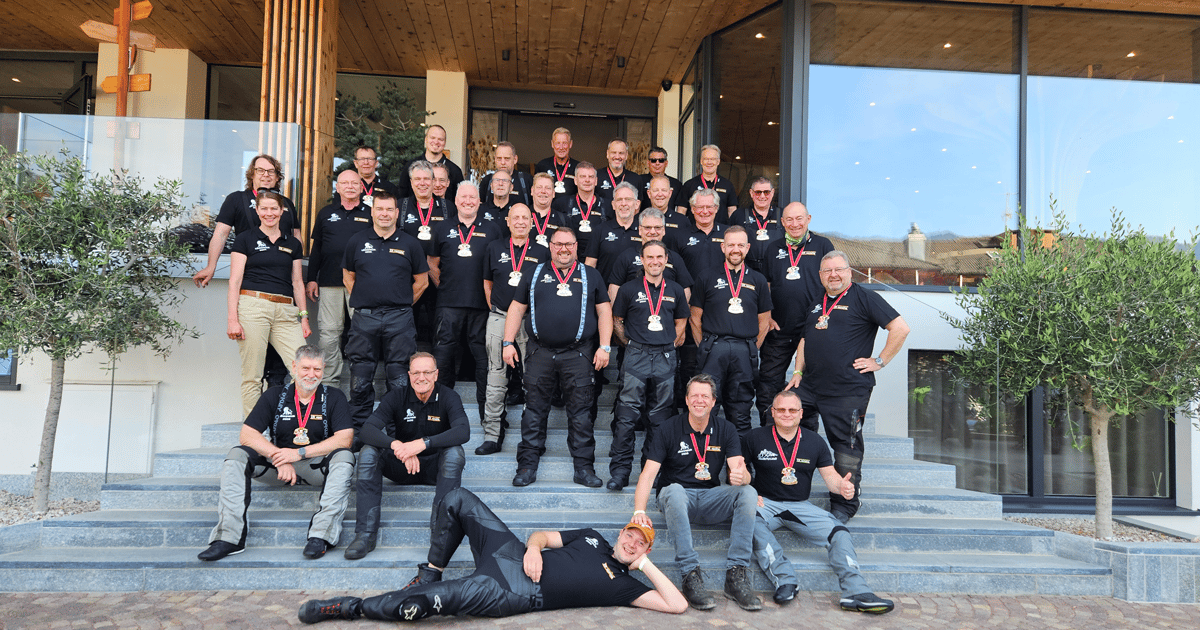 Gruppenfoto Remeha Motorradtour 2026