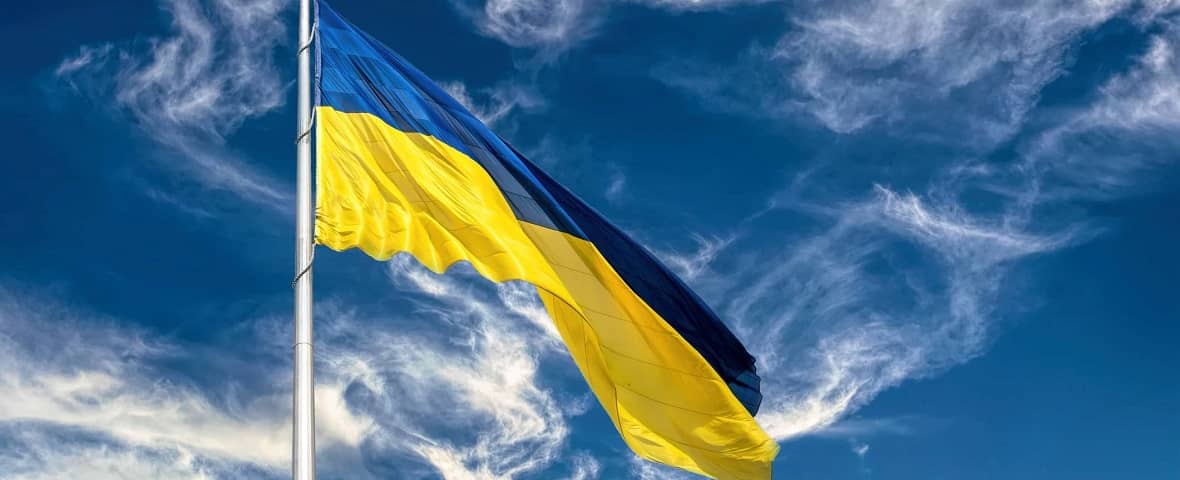 Flagge der Ukraine