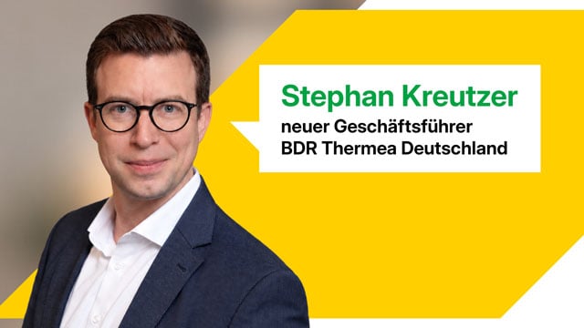 Neuer Geschäftsführer BDR Thermea Deutschland - Stephan Kreutzer