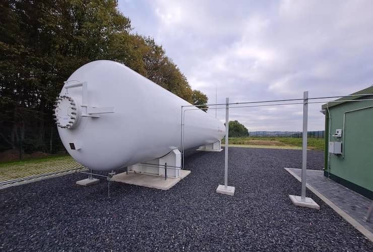 Wasserstofftank Aussenansicht Projekt H2HoWi
