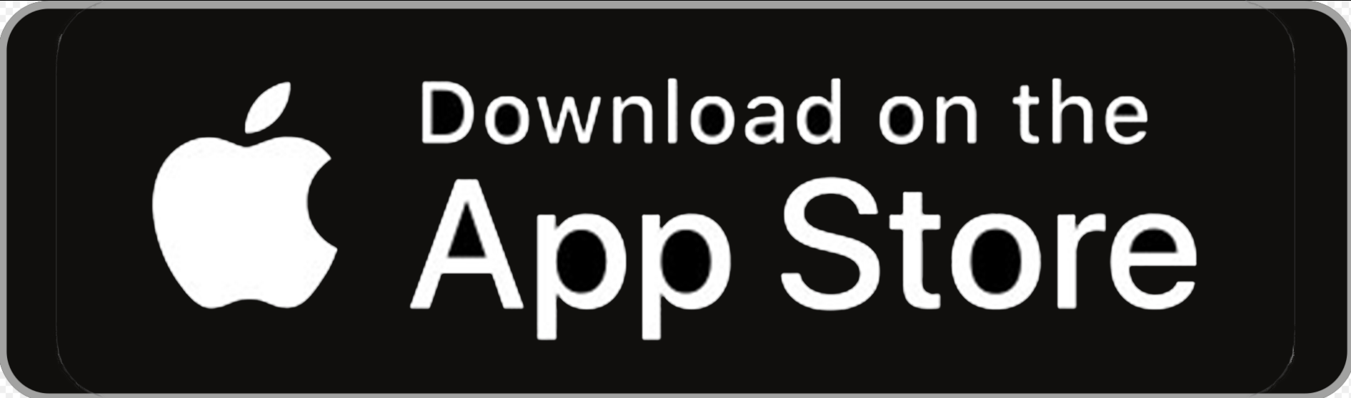 Apple App Store badge - same size