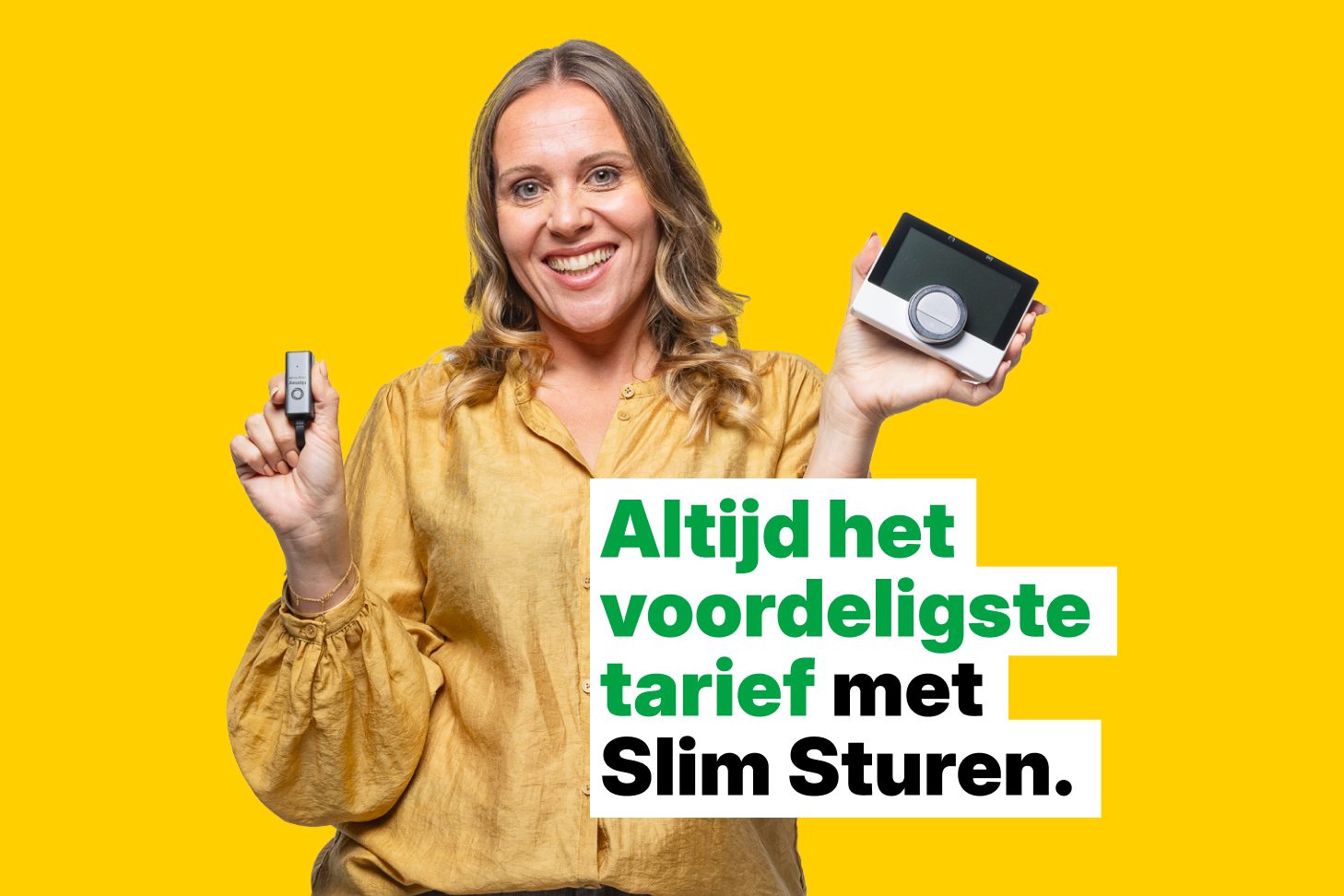 Altijd het voordeloigste energietarief met het Slim Sturen pakket