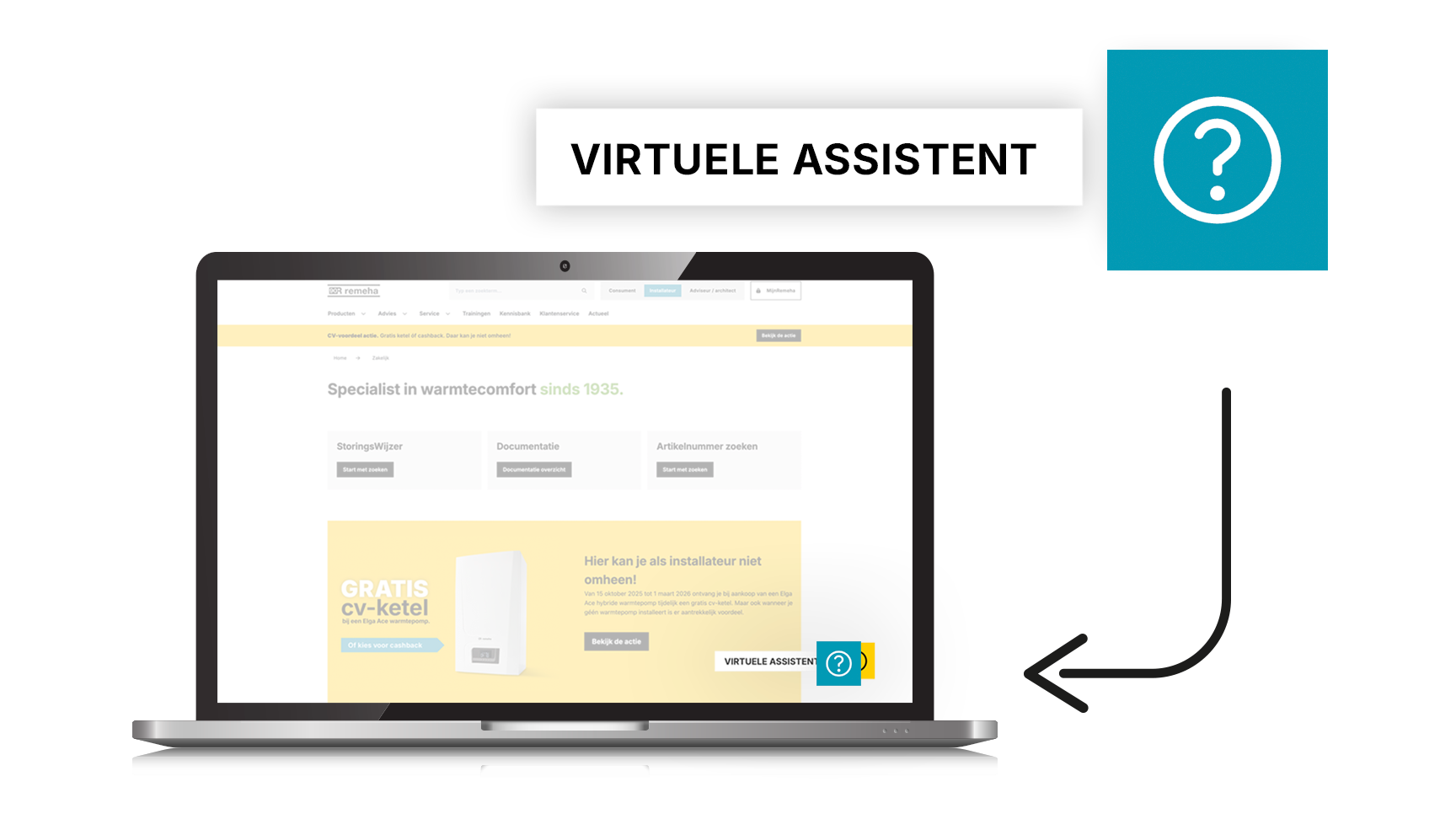 virtuele-assistent-op-remeha-website