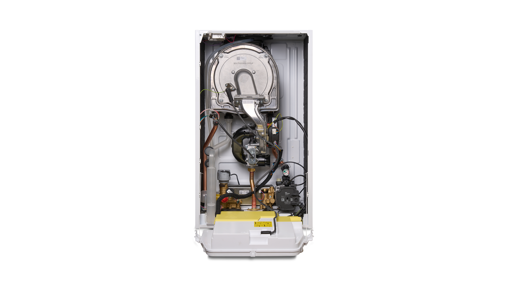 Calenta Ace-Matic cv-ketel frontaal open - Remeha