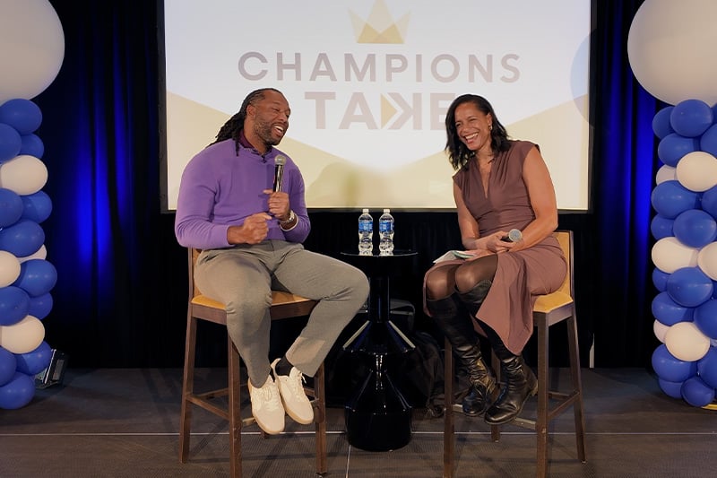 Champions Take: Larry Fitzgerald - Larry Fitzgerald and Lea Olsen