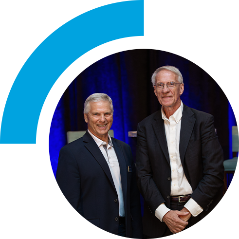 Lynn Paulson and Dr. David Kohl standing side by side