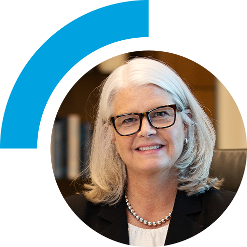 Photo of a woman smiling