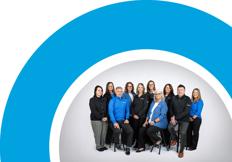 Photo of the Baxter Bell Bank employees